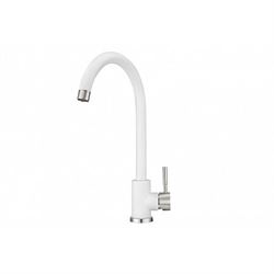 Смеситель для кухни Point белый PN3101W T0064537 - фото 5407109