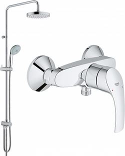 Комплект из смесителей Grohe Комплект для душа 2 в 1 Eurosmart 2015 124410 T0012519 - фото 5428263