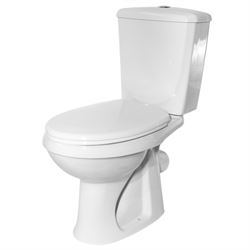 Унитаз компакт ОСКОЛЬСКАЯ КЕРАМИКА Элисса Оптима белый У Стандарт(моно), сиденье полипропилен, 43901110302 T0062332 - фото 5433031