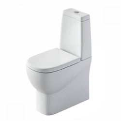 Унитаз компакт SANITA LUXE Infinity сидение микролифт T0024270 - фото 5433374
