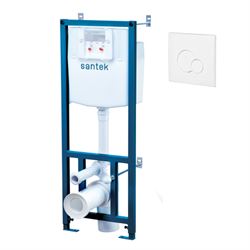 Инсталляция для унитаза Santek Бореаль/Нео с белой панелью 1WH501529 T0052239 - фото 5437857