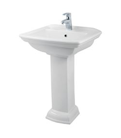 Раковина с пьедесталом CREO CERAMIQUE ORLEANS 600*475*870, OR3000+OR3010 T0007238 - фото 5442250