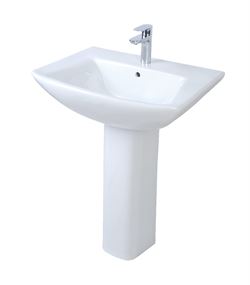 Раковина с пьедесталом CREO CERAMIQUE TOURS 600*500*830, TO3000N+T03010N T0007259 - фото 5442252