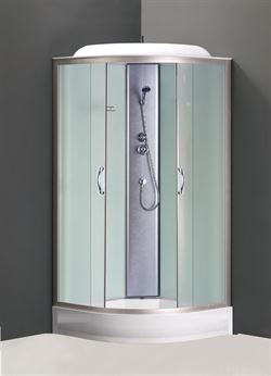 Душевая кабина LORANTO CS-6691 F, 90*90*215, низ. матовая, стекло 4мм, поддон 13 см T0019170 - фото 5445398
