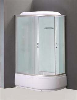 Душевая кабина Loranto высокий поддон 40 см, бел. стекло 4 мм, CS-66120L F 120*80*215 T0057833 - фото 5445983