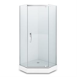 Душевое ограждение ALEX BAITLER прозрачное стекло, 900*900*2000, AB215-90 T0046333 - фото 5447786