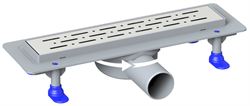 Loranto PRIME LINE 360* 40 см боковой сток, решетка из нержавеющей стали, гидрозатвор сухой, 4023.0Y050K.040.1 T0057947 - фото 5448876
