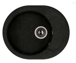 Мойка из искусственного камня Dr.Gans Берта 580 B580 580*470 Черный T0007983 - фото 5450207