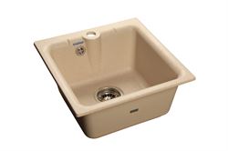 Мойка из искусственного камня GRANFEST GF-42 420*420 бежевый T0011706 - фото 5451083