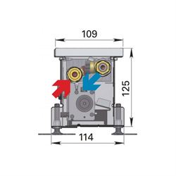 Внутрипольный конвектор Minib COIL-KT0 1000 M40586 - фото 5492186