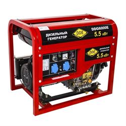 Дизельный генератор DDE DDG6000E 550-074546 - фото 5529077