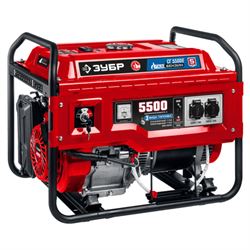 Газобензиновый генератор ЗУБР МАСТЕР СГ-5500Е 548-106920 - фото 5531302