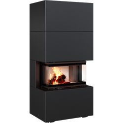 Готовый дровяной каминокомплект Kratki Home Easy Box черный с топкой NBC M130514 - фото 5562364