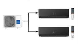 Мульти сплит-система на 2 комнаты Haier Flexis Super Match 2U50S2SM1FA-3/AS25S2SF2FA-B/AS35S2SF2FA-B M223720 - фото 5738609