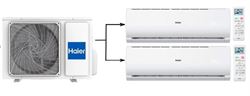 Мульти сплит-система на 2 комнаты Haier Leader Super Match 2U40S2SM1FA/AS09TS6HRA-M/AS12TS6HRA-M M223679 - фото 5738837