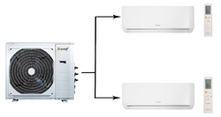 Мульти сплит система Eurohoff Smart multi EMMULT-18/2/EMMULT-09*2 M254653 - фото 5738939