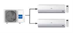 Мульти сплит-система на 2 комнаты Haier Super Match N 2U40S2SM1FA/AS09BS4HRA*2шт M223709 - фото 5739086