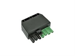 Разъём Wieland 7P, зеленый, папа A14222 - фото 5787634