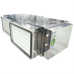 Приточно-вытяжная установка Globalvent iСLIMATE-050 E Модель L / R с электронагревателем M101392 - фото 5853357