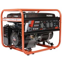 Генератор бензиновый PATRIOT GRS 6700C, 13лс, 5700Вт, объем 25л 547-189474 - фото 5868795