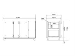 Приточно-вытяжная установка Dimmax Skyron RG 27E-15 M35797 - фото 5984157