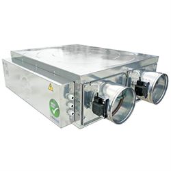 Приточно-вытяжная установка Globalvent iСLIMATE-038+ E Модель L / R с электронагревателем M101388 - фото 5988791