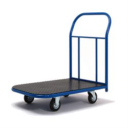 Платформенная тележка 125 мм Промышленник ПР-6.9 с резиновым покрытием 212-237369 - фото 6028400