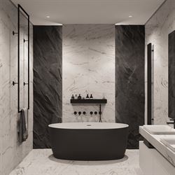 Ванна акриловая Vinchi Livorno 170х75 отдельностоящая черная, VT10031H T0068785 - фото 6091952