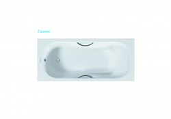 Ванна чугунная AQUATEK эмалированная ГАММА 1500x750 AQ8050FH-00 с ручками T0051868 - фото 6093443