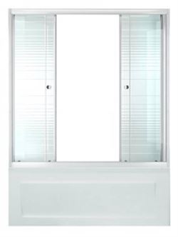 Шторка на ванну Triton 2 двери 1500, Аква, Полосы, Белый, Щ0000025981 T0027226 - фото 6093883