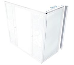 Шторка на ванну Triton торцевая 700, Аква, Белый, Щ0000025989 T0028157 - фото 6094099