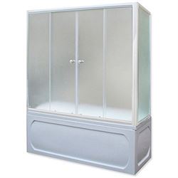 Шторка на ванну 1 Марка 170*140 белая, 00000894 T0039186 - фото 6094125