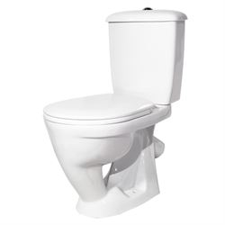 Унитаз компакт ОСКОЛЬСКАЯ КЕРАМИКА Радуга тарельчатый стандарт с сиденьем, 41901130032 T0062319 - фото 6096475