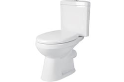 Унитаз компакт CREO CERAMIQUE угловой PROJECT с сиденьем микролифт 740*380*775 . выпуск 180 мм, PR1002S+PR1003D+PR1001S T0057117 - фото 6097398