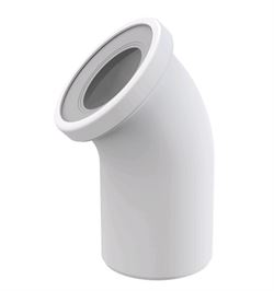 ALCA PLAST Колено для унитаза 45° A90-45 T0000400 - фото 6100568
