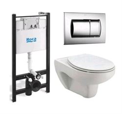 Комплект унитаз с инсталляцией ROCA 4 в 1 Mateo, 7.8931.0.001.0 T0022795 - фото 6101353