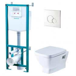 Комплект унитаз с инсталляцией Santek Нео 1WH501543 T0024694 - фото 6101368