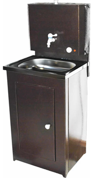 Электрический накопительный водонагреватель из нержавеющей стали Вихрь ЛЮКС с подогревом/нержавеющая мойка/цвет медь M133094 - фото 6105025