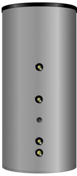 Бойлер косвенного нагрева HUCH EnTEC EBS-PU 300л с изоляцией M277219 - фото 6115244