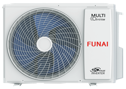 Внешний блок мульти сплит-системы на 2 комнаты Funai Origami Kodo Free match RAM-I-2OK55HP.01/U M214032 - фото 6204405