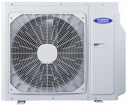 Внешний блок мульти сплит-системы на 4 комнаты General Climate Free Multi 2 GU-M4E36H32i M206325 - фото 6204964