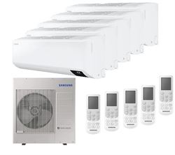 Мульти сплит-система на 5 комнат Samsung Free Match AJ100TXJ5KH/EA/AJ025TNTDKH/EA*5 M185646 - фото 6205258