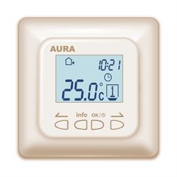 Терморегулятор для теплого пола Aura LTC 730 кремовый M45912 - фото 6218319