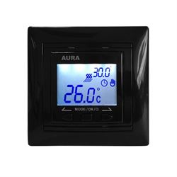 Терморегулятор для теплого пола Aura LTC 90 черный M187970 - фото 6218354