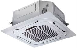 Инверторный кассетный кондиционер SYSCOOL SYSPLIT CASSETTE 36 EVO HP Q M138850 - фото 6218883