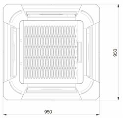 Кассетный кондиционер Excon CR-01-1024 M258193 - фото 6222004