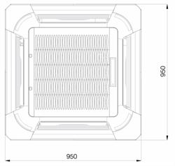 Кассетный кондиционер Excon CR-01-0714 M258192 - фото 6222305