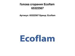 Голова сгорания Ecoflam 65322567 A36112 - фото 6388241