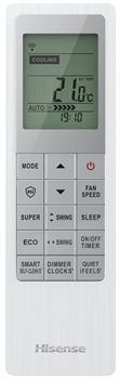 Кондиционер Hisense Silver Crystal Super AS-10UW4RVETG00(R) SILVER M252672 - фото 6488740
