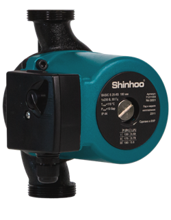 Циркуляционный насос SHINHOO BASIC S 32-8S 230V 180мм 47539094 - фото 6522957